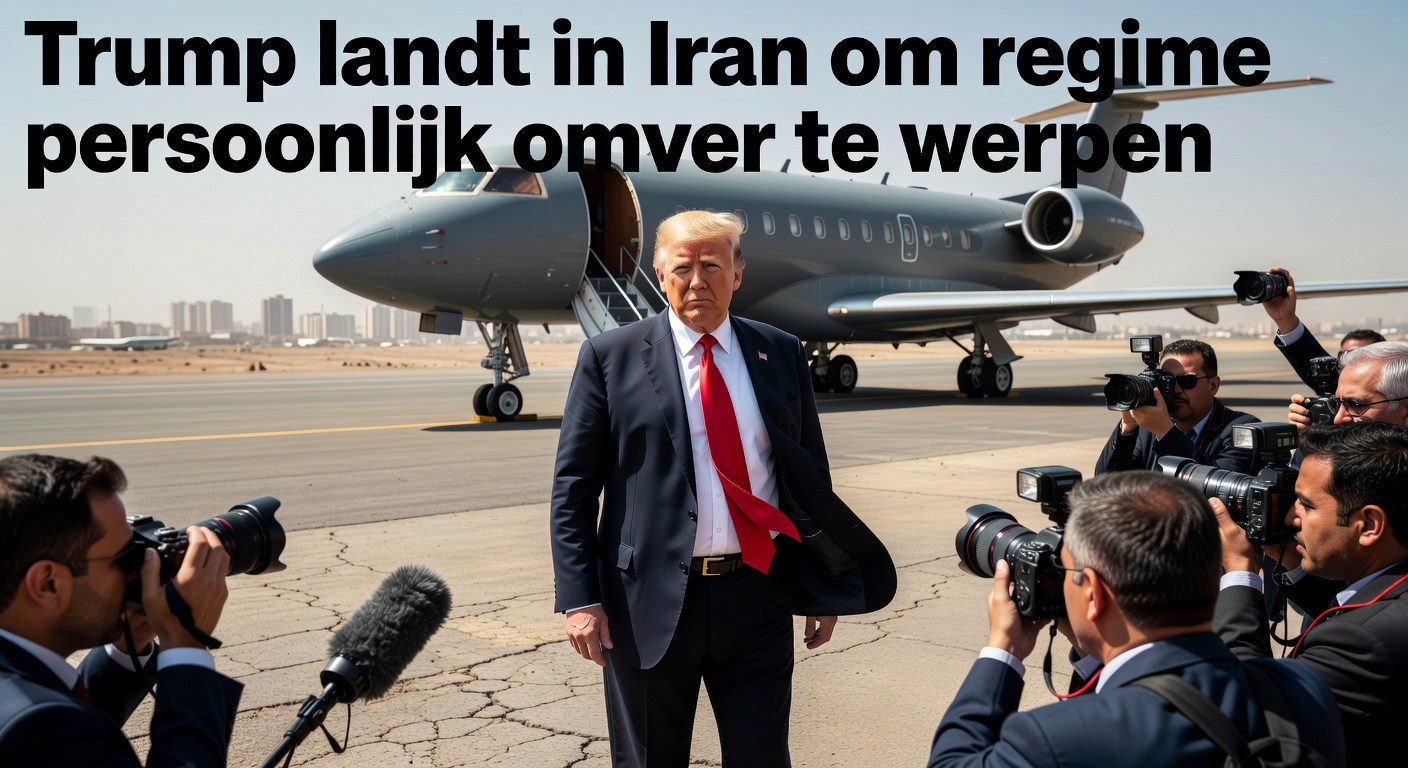 Trump landt in Iran om regime persoonlijk omver te werpen