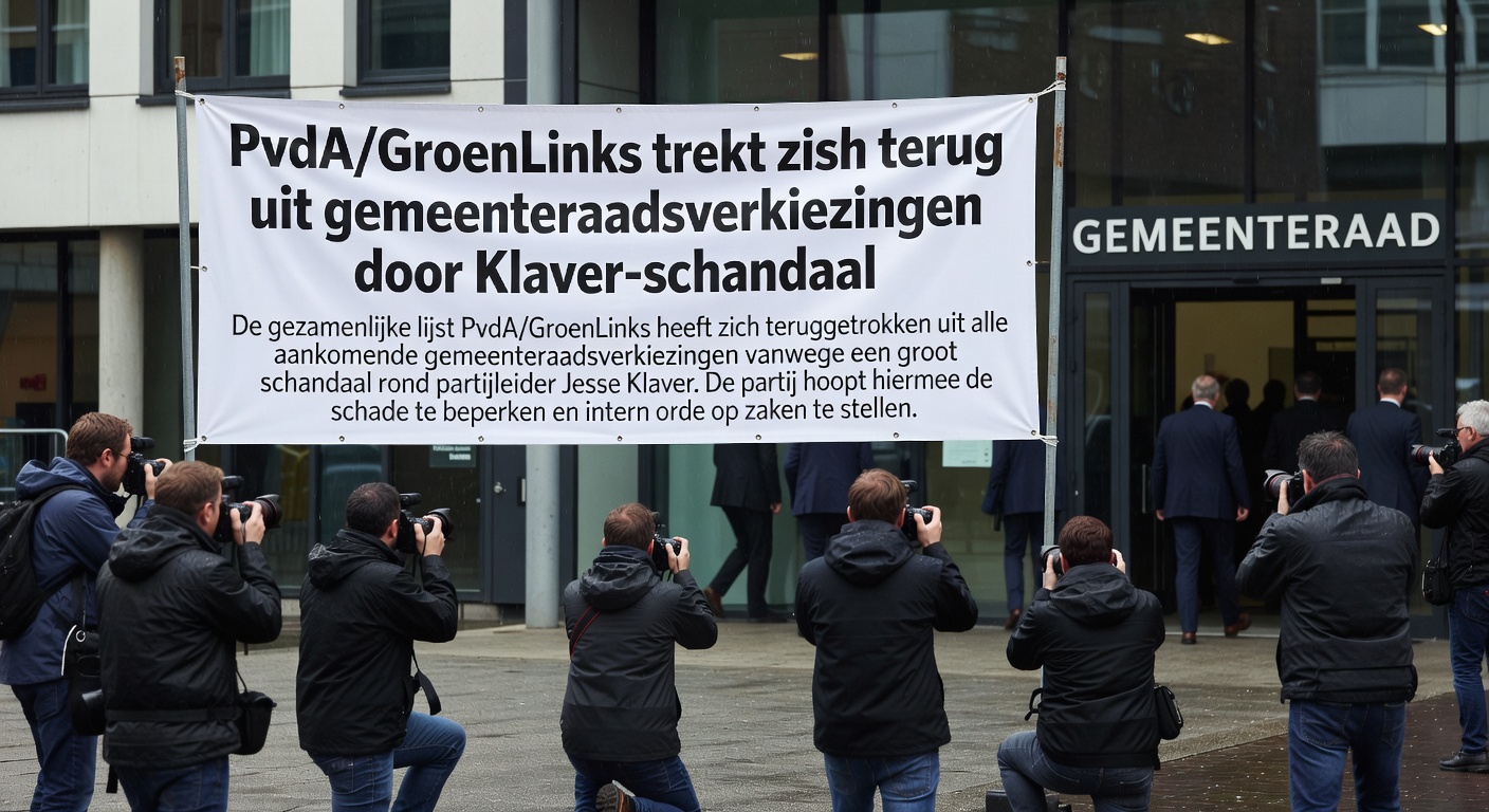 PvdA/GroenLinks trekt zich terug uit gemeenteraadsverkiezingen door Klaver-schandaal