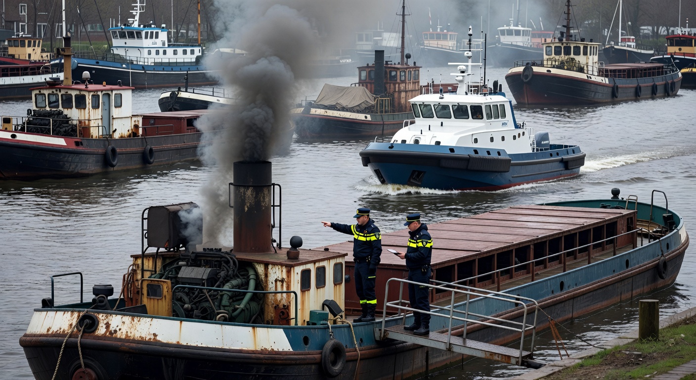 Oude scheepsdiesels verboden per 1 augustus 2027