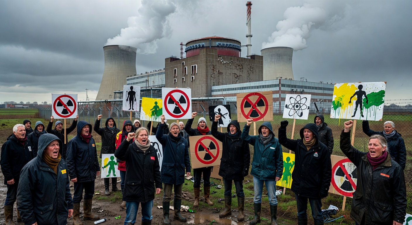 Kerncentrale Dodewaard heropend ondanks protesten omwonenden
