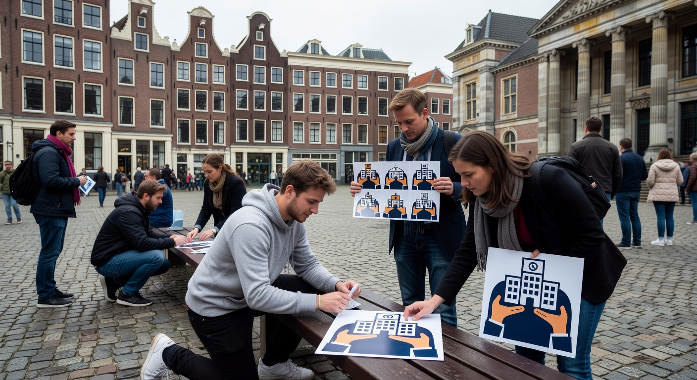 Beweging 'De Sterkste Schouders' lanceert sticker-campagne over belastinggeld