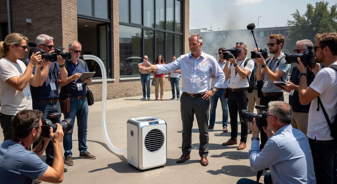 Portable airco als remedie tegen opwarming aarde: Iedereen koel!
