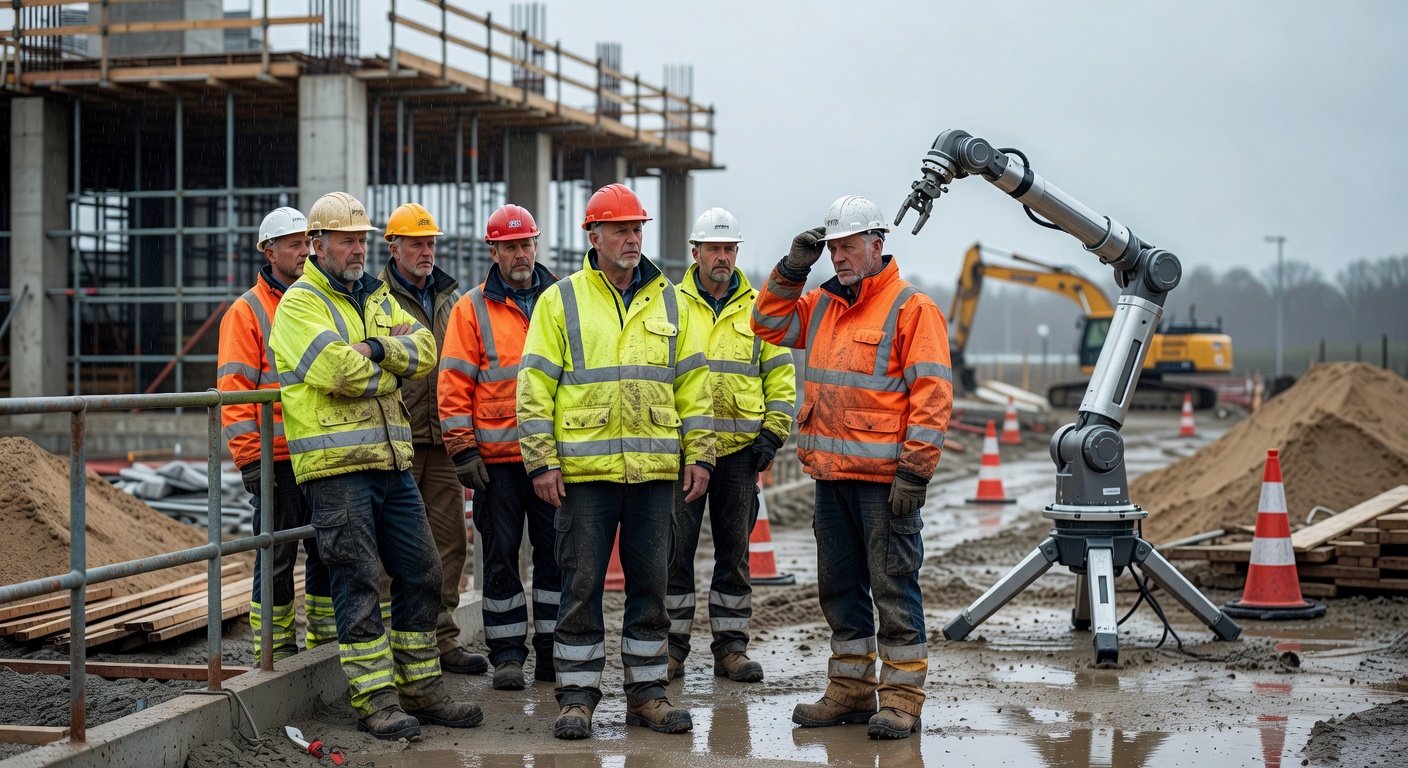 Bouwvakkers vrezen baanverlies door opkomst AI