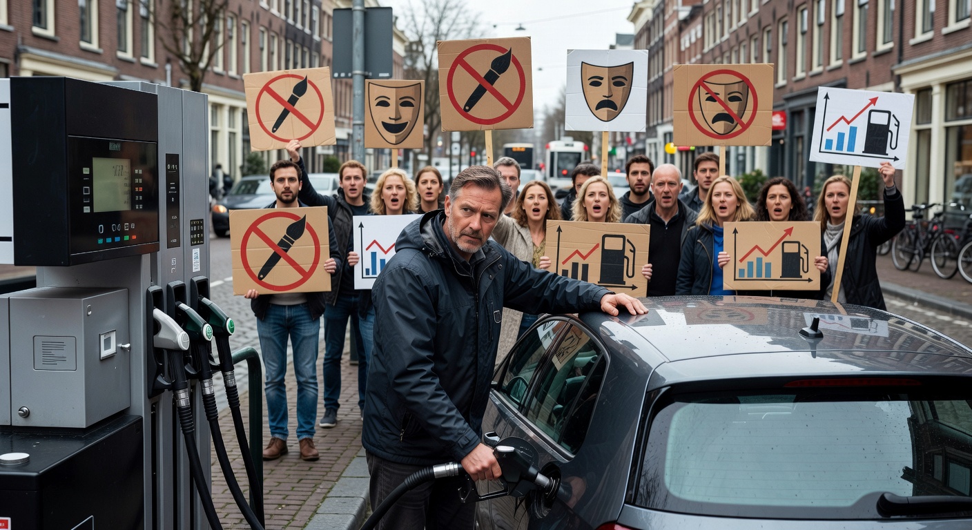 Onderzoek: Afschaffen kunstsubsidies kan brandstofaccijns opheffen