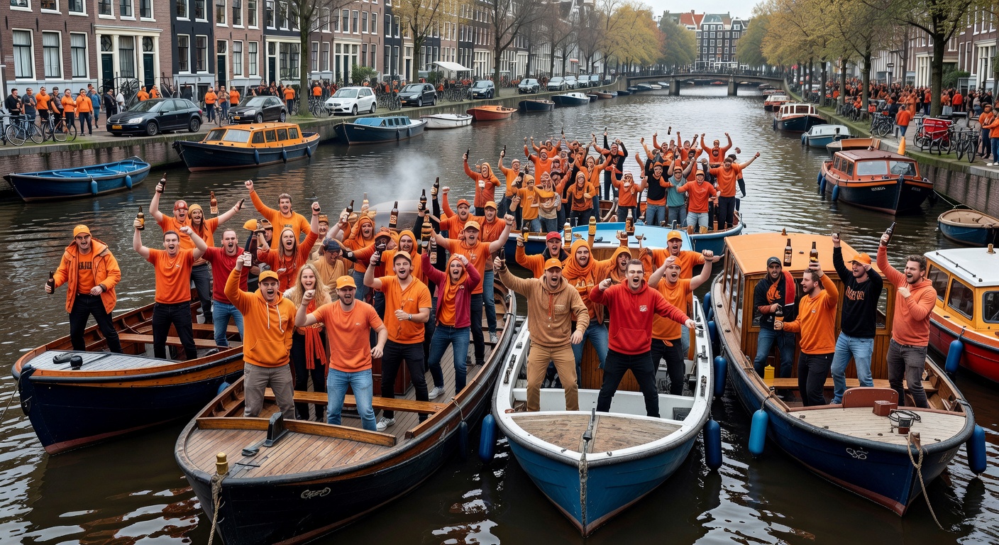 Amsterdammers plannen rebelse Koningsdag op de grachten