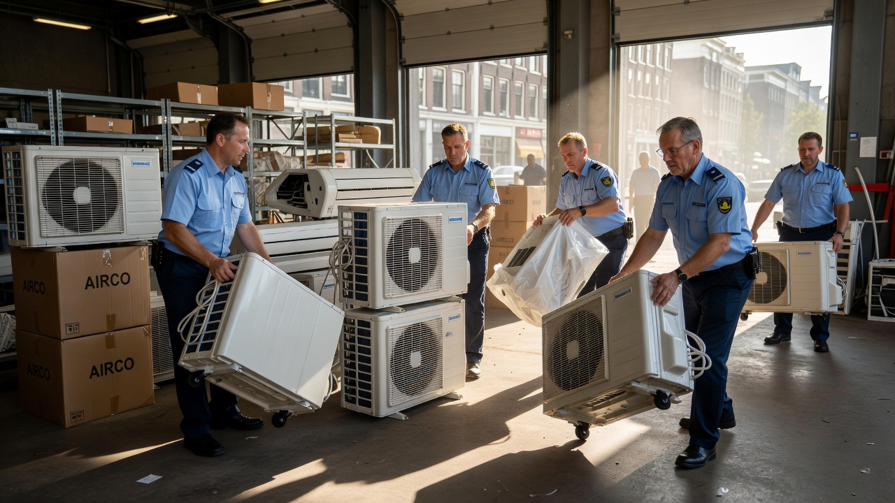 Code rood: Stopera ambtenaren confisqueren airco-voorraden