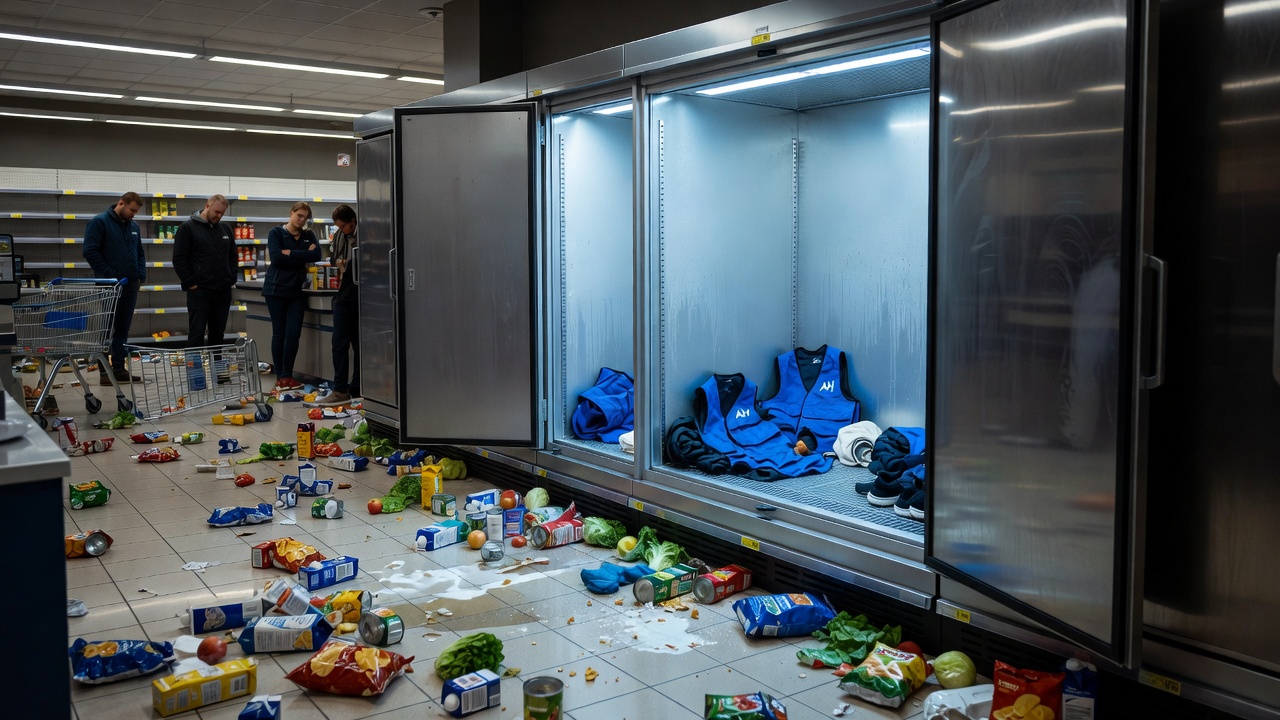 Albert Heijn Kinkerstraat ontslaat staf na overnachting in koelingen